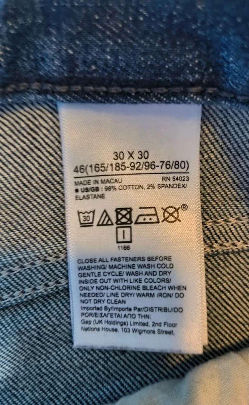Banana Republic Jeans Mens 30x30 Medium Wash Straight Fit Stretch 744350-00
